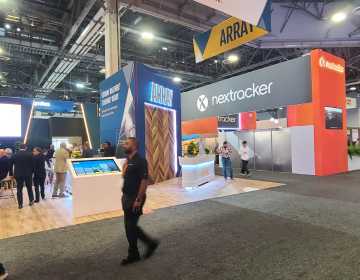 RE+ 2025 Trade Show - Nextracker and Array Solar Tech